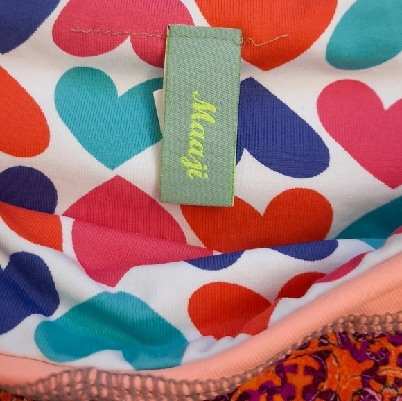 Maaji Funky Heart Tapestry Bikini Bottom S - Picture 5 of 6
